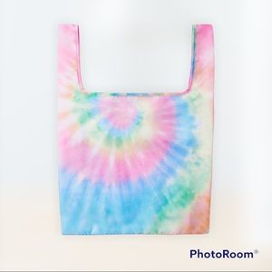 Stoney Clover Lane reusable bag in rainbow tie dye.